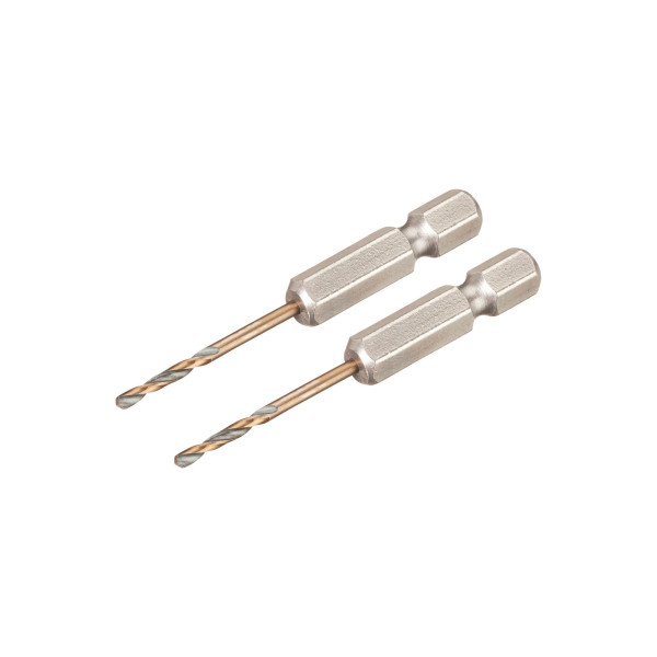 DeWalt Black&Gold HSS-G Metallbohrer, 2x2mm, Länge 12x55mm, Sechskantschaft, schlagfest, DT20600-QZ