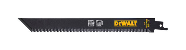 DeWalt Spezial-Säbelsägeblatt HCS Dämmstoff 225mm, VE: 5x 2 Stück, DT2450-QZ