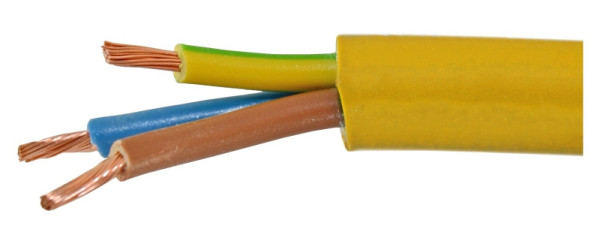 GIFAS Leuchtflex-Leitung, Leiter-Nennquerschnitt: 2,5 mm², Außendurchmesser: 9,8 mm, 102886