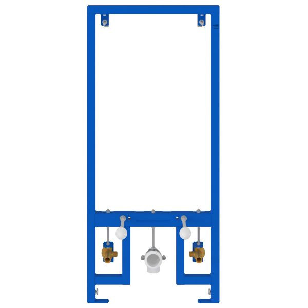 vidaXL Badezimmer Zubehör Montage Blau Metall, Kunststoff, 4106573