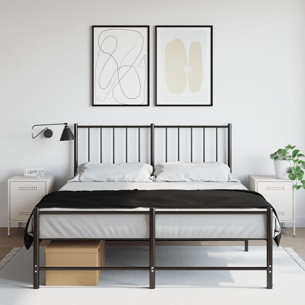 vidaXL Nachttische 2 Stück Weiß 36x39x50,5 cm Stahl, 842921