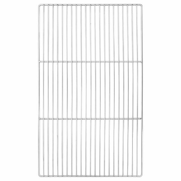vidaXL Grillrost Silber 67 x 40 cm Edelstahl, 42008316