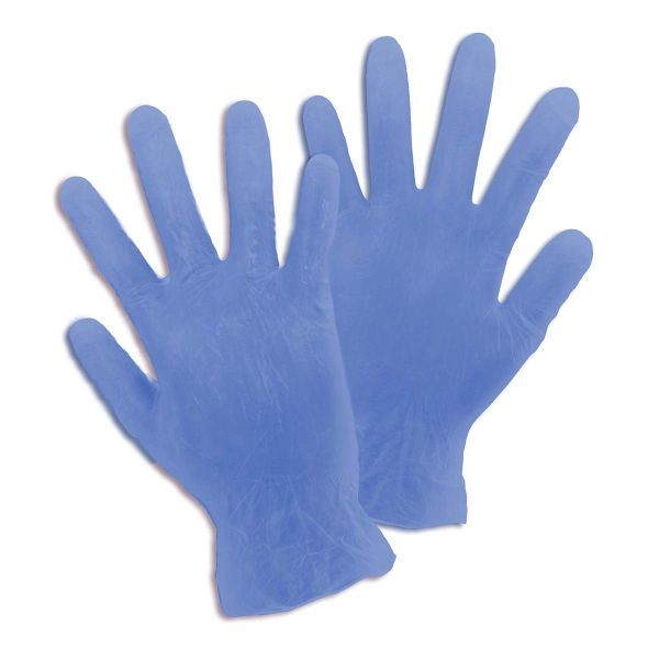 L+D Nitril-Einmalhandschuhe, blau, ungepudert, Spenderbox mit 100 Stück, Größe: XL, VE: 1000 Stück, 14694-HXL