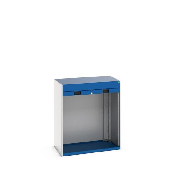 bott cubio Rollladenschrank, BxTxH: 1050x650x1200mm, RAL 7035/5010, Enzianblau, 40201003.11V