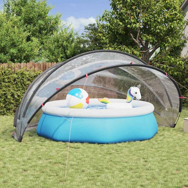 vidaXL Pool-Dome Transparent 500 x 500 x 236 cm PVC, 42001124