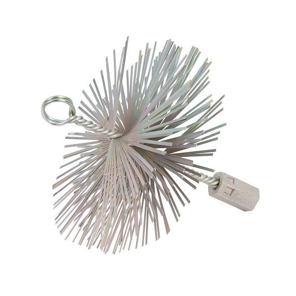 Silverline Drahtrohrbürstenaufsatz für Abflussreinigungsstangen, Drahtrohrbürstenaufsatz, 150 mm, 366706