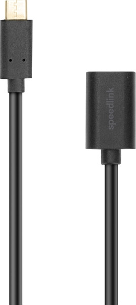 Speedlink USB-C zu USB-A Adapter, 0.15m HQ, SL-180008-BK