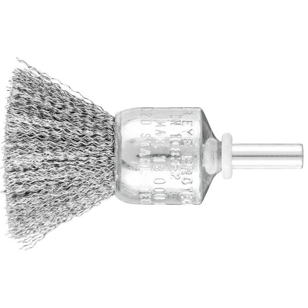 Pferd Pinselbürste mit Schaft, ungezopft PBU 2022/6 ST 0,20, VE: 10 Stück, 43202005