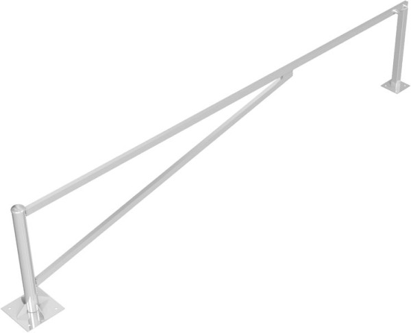 Schake Drehschranke, für Dübel Befestigung, feuerverzinkt, lichte Weite: 4500 mm, mit Dreikantverschluss, 413_450FP