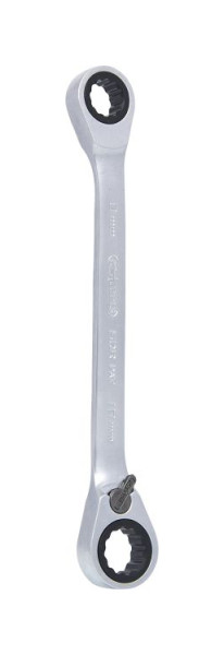 KS Tools GEARplus Doppel-Ratschenringschlüssel umschaltbar 8x10mm, 503.4572