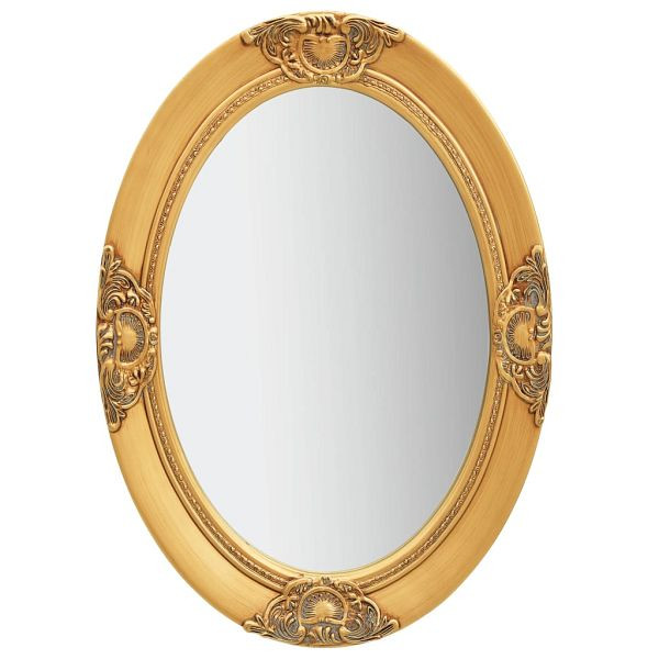 vidaXL Wandspiegel im Barock-Stil 50 x 70 cm Golden, 320353