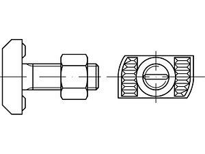 ART 88943 Halfenschrauben HZS 38/23 A4-70 Mu M 16 x 60 VE=S (25 Stück)