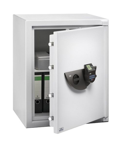 BURG-WÄCHTER Sicherheitsschrank WS Office-Line 802 E FP, Elektronikschloss mit Fingerscan, HxBxT (außen): 816 x 641 x 554mm, 126kg, 41600
