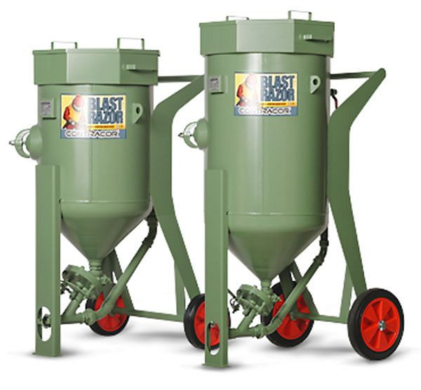 Contracor Sandstrahlgerät für mineralische Strahlmittel, 100-Liter, Basisausführung mit manueller Bedienung, 10400100