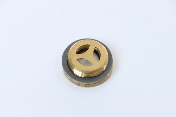 ELMAG Ölschauglas Messing 24x1,5 (Runde Ausführung), 9000222