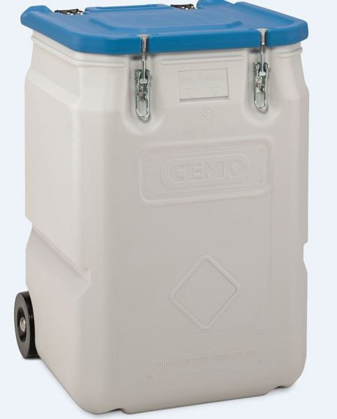 Cemo Mobil-Box 250 l, grau, Deckel blau, 11460, 4052886441893
