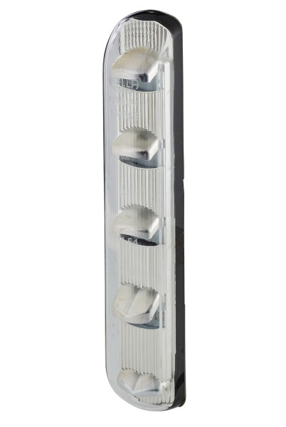 HELLA Zusatzblinkleuchte, LED, 24V, Anbau/geklebt, glasklar, LED-Lichtfarbe: gelb, 500mm, offene Kabelenden, seitlicher Anbau, 2BM 011 788-061