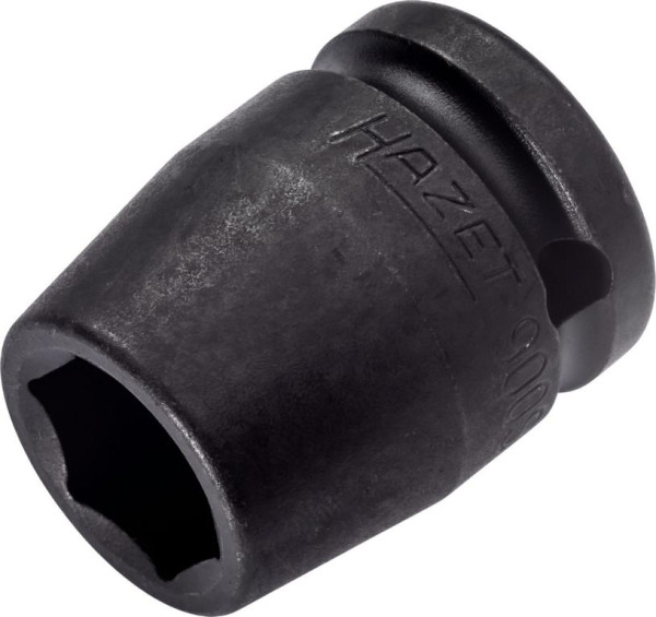 Hazet Schlag-, Maschinenschrauber Steckschlüsseleinsatz, Sechskant, Vierkant hohl 12,5 mm, Außen-Sechskant-Tractionsprofil, 16 mm, 900S-16