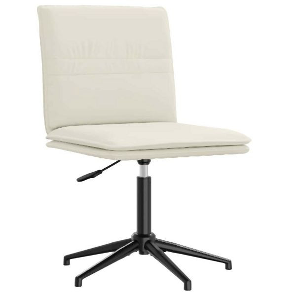vidaXL Esszimmerstuhl Creme Samt, 4101276, 8721158634320