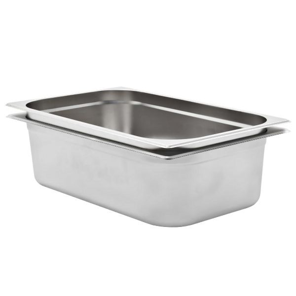 vidaXL Gastronormbehälter 2 Stück GN 1/1 150 mm Edelstahl, 50882