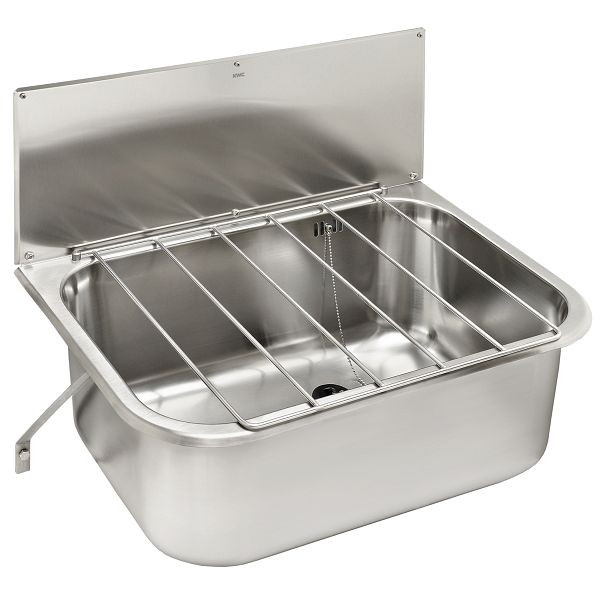 KWC Mehrzweckbecken, Sirius, Edelstahl, 660x500x460 mm, Klapprost und Spritzwand, 2000103647