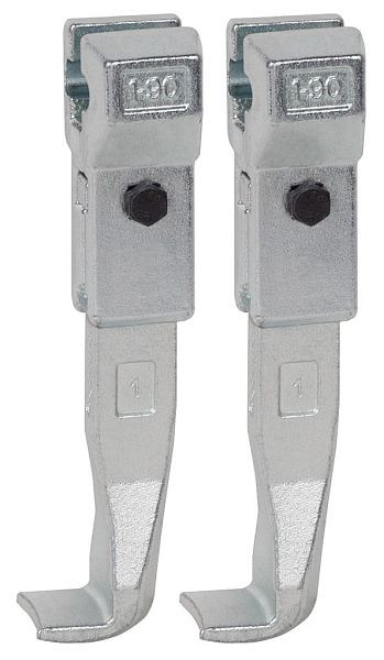 KUKKO 2 Abzughaken (Paar), Hakenlänge: 100 mm, Länge in mm: 42, 1-90-P