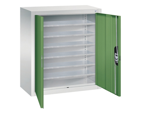 C+P Magazinschrank Serie 13, H830xB700xT300mm, 7035/6011, 134013-20 S10084