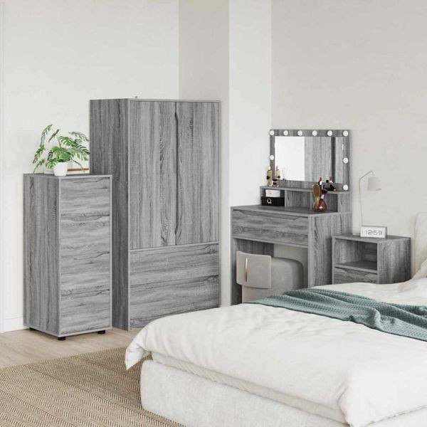vidaXL Aufbewahrungsschrank Graues Sonoma 40 x 48 x 105 cm, 888903
