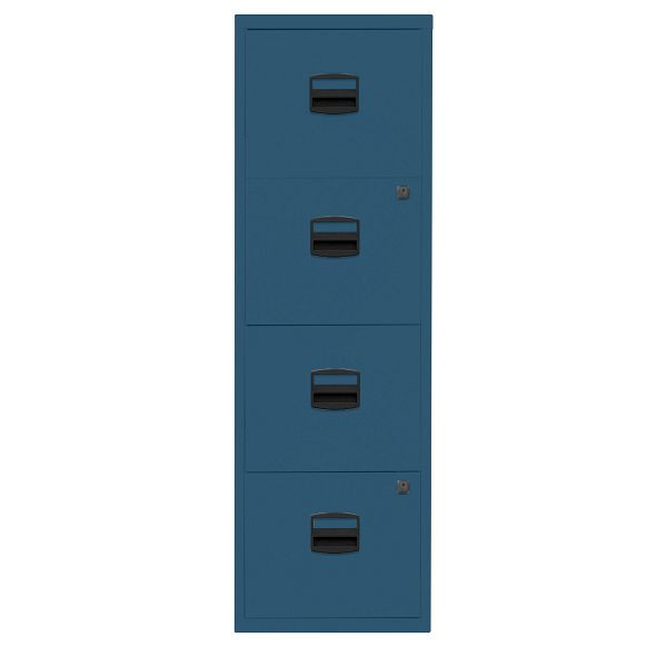 Bisley Home Hängeregistraturschrank PFA, 4 HR-Schubladen, 687 prussian, PFA4F687