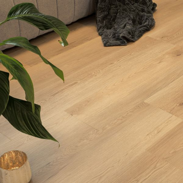 HOME DELUXE Klick-Vinylboden mit Trittschall LOMEA Eiche Beige, VE: 10 m², 73239