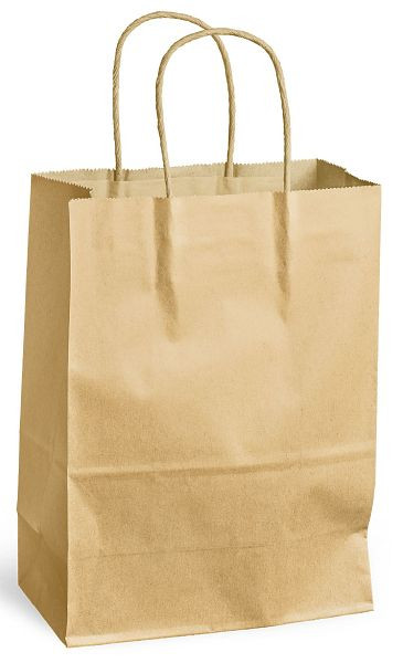 PACK´N POST Tragetasche Jumbo - 400 x 160 x 450 mm, 150 Stück, braun, 30108534
