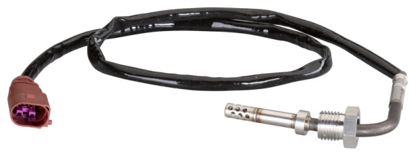 HELLA Sensor, Abgastemperatur, 2-polig, geschraubt, Kabel: 595mm, 6PT 010 376-111