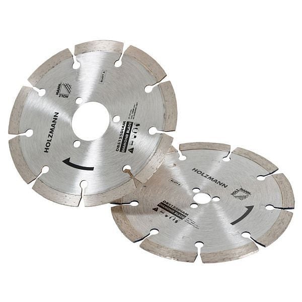 Holzmann Diamantersatzblatt 2-teilig, DBS125DIAM, 9120058372933