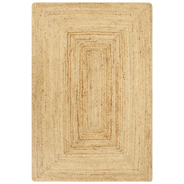 vidaXL Teppich Handgefertigt Jute Natur 160x230 cm, 133730