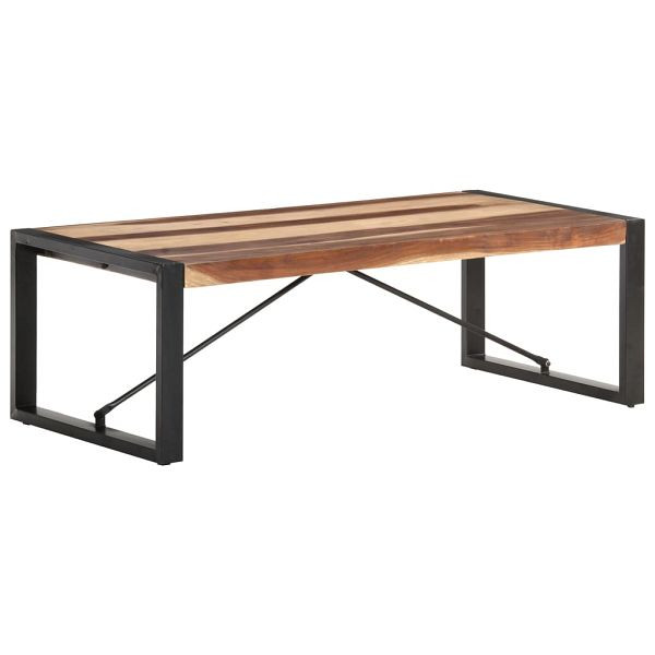 vidaXL Couchtisch 120x60x40 cm Massivholz mit Palisander-Finish, 321537