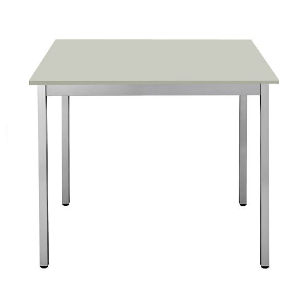 Bisley Mehrzwecktisch, Breite 700 mm, Tiefe 600 mm, 25mm Tischstärke, 300 aluminium x G grau, MTC250706G300