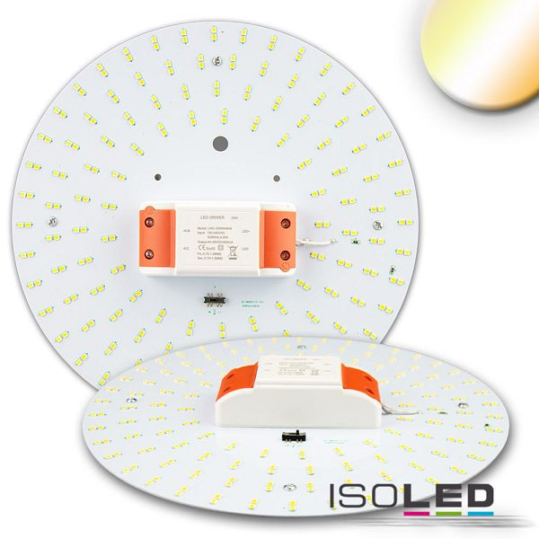 ISOLED LED Umrüstplatine ColorSwitch 2600/3100/4000K, 250mm, 25W, mit Magnet, 113327
