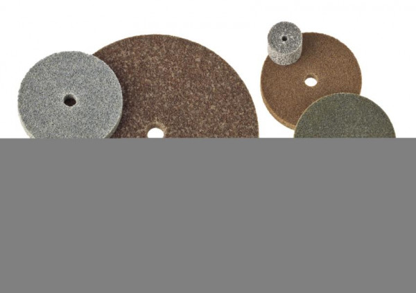 3M Scotch-Brite EXL Verpresste Kompaktscheibe XL-UW, 203 mm x 12,7 mm x 12,7 mm, 2S FIN, VE: 4 Scheiben, 7000000708