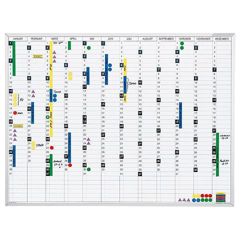 Magnetoplan Permanente Jahresübersicht, Größe: 900 x 600 mm, 1241012