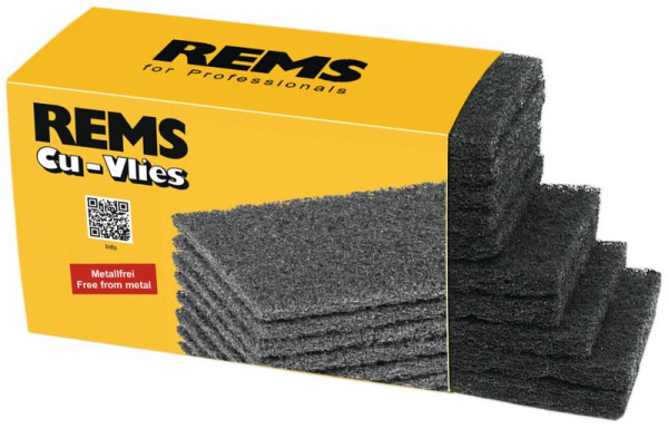 REMS Reinigungsvlies Cu-Vlies, 10x25-Pakete, VE: 250 Stück, 160300 R