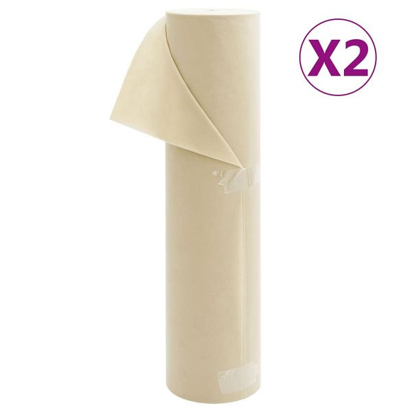 vidaXL Wintervlies 2 Rollen 70 g/m² 50x1,6 m, Material: Vliesstoff (100 % Polypropylen), 3203512