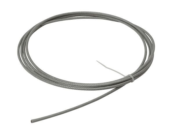 Etherma Teflon-isoliertes Stahlseil zur Zugantlastung für Dachrinnenheizung, 4 mm, 26572