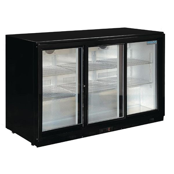 Polar Serie G Barkühlschrank mit 3 Schiebetüren 330L, GL006