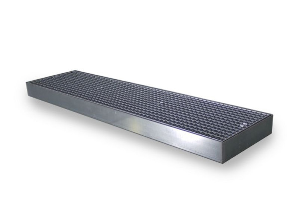 SÄBU SAFE Flachwanne FW 6, verzinkt, B 2.000 x T 500 x H 118 mm, F8313