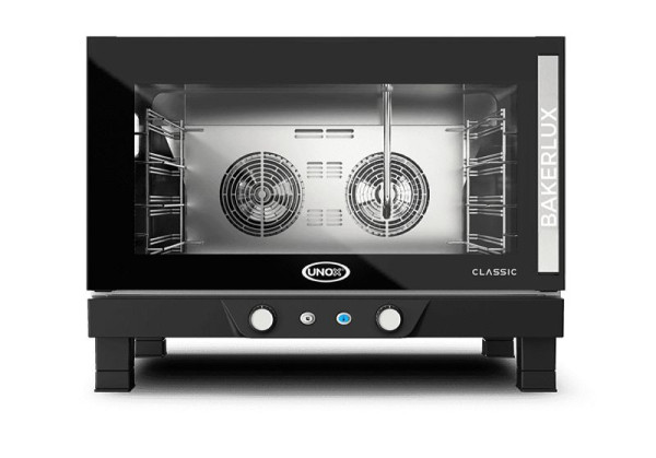 UNOX BAKERLUX CLASSIC Professioneller Konvektomat mit Wasserdampf 4 Einschübe 600x400 Elektrisch Türöffnung rechts, XENA-04EU-EARP