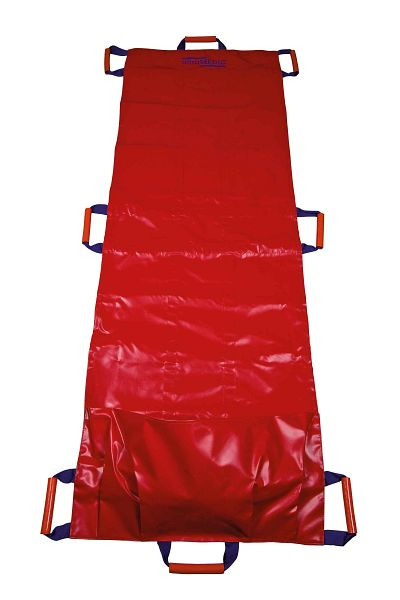 ultraMEDIC ultraSAVER "SPEZIAL", beschichtetes Rettungstuch mit Fußsack, rot, SAN-0557