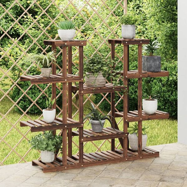 vidaXL Blumenständer 110x25x110,5 cm Massivholz Tanne, 362857