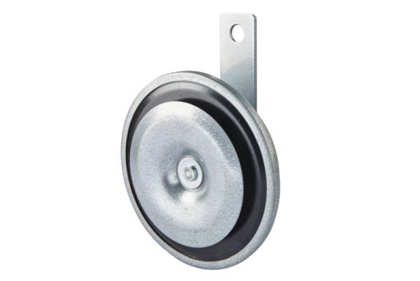 HELLA Horn, M26, 24V, 115dB(A), Frequenzbereich: 335Hz, Tiefton, Gehäusefarbe: grau, Flachsteckanschluss, 3AL 002 952-871