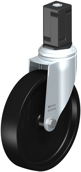 Blickle LKRA-POA 150G-11-EV17 Apparate-Lenkrolle mit Expander, Polyamid, Schwarz, 849088