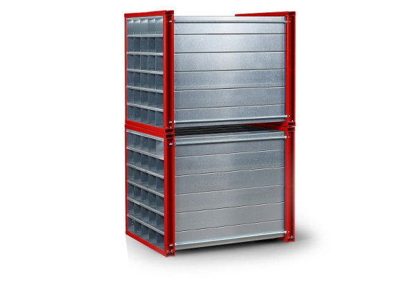 RR Industrietechnik Wabenregal Typ RWR-48/1 RAL 3000, 130200040
